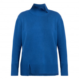 PIAZZA DELLA SCALA SWEATER COBALT - Plus Size Collection