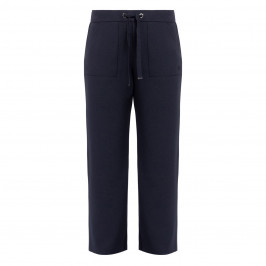 FABER KNITTED PULL-ON TROUSERS ANTHRACITE  - Plus Size Collection