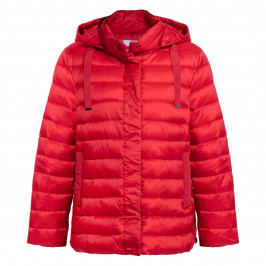 LUISA VIOLA SHORT PUFFER COAT RED  - Plus Size Collection