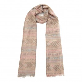 David & Alex pastel aztec print SCARF - Plus Size Collection