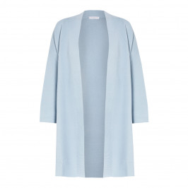 PIAZZA DELLA SCALA  LONGLINE CARDIGAN BABY BLUE - Plus Size Collection