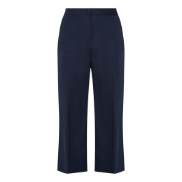 PERSONA BY MARINA RINALDI COTTON CULOTTE NAVY - Plus Size Collection