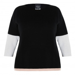 PERSONA BY MARINA RINALDI SWEATER BLACK - Plus Size Collection