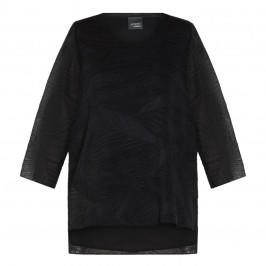 PERSONA BY MARINA RINALDI TUNIC BLACK - Plus Size Collection