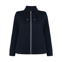 PERSONA BY MARINA RINALDI HOODY NAVY - Plus Size Collection