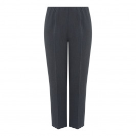BEIGE PULL ON TROUSER GREY - Plus Size Collection