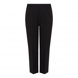 BEIGE PULL ON TROUSER BLACK - Plus Size Collection