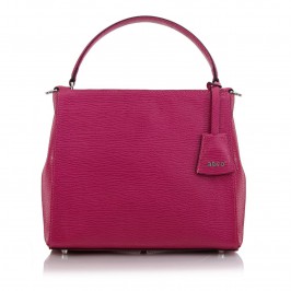 ABRO FUCHSIA LEATHER BAG WITH SHOULDER STRAP - Plus Size Collection