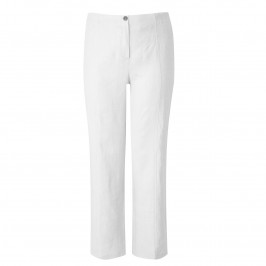 WILLE LINEN TROUSERS WHITE - Plus Size Collection