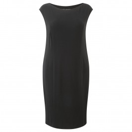 Elena Grunert black jersey dress