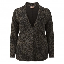 Aprico Animal Print CARDIGAN - Plus Size Collection