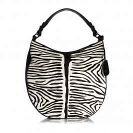 ABRO ZEBRA PRINT HOBO HANDBAG  - Plus Size Collection