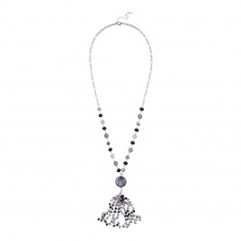ADELE MARIE NECKLACE WITH TASSEL PENDANT - Plus Size Collection