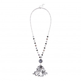 ADELE MARIE NECKLACE WITH TASSEL PENDANT - Plus Size Collection