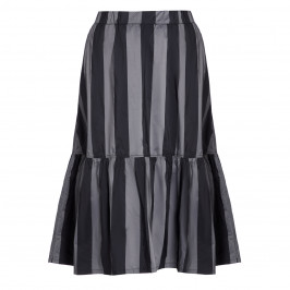 ALEMBIKA BLACK AND SILVER SKIRT - Plus Size Collection