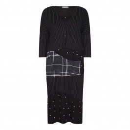 ALEMBIKA DRESS AND CARDIGAN OUTFIT BLACK - Plus Size Collection