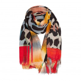 Alembika Animal Print Scarf  - Plus Size Collection