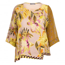 Alembika Tropical Print Top - Plus Size Collection