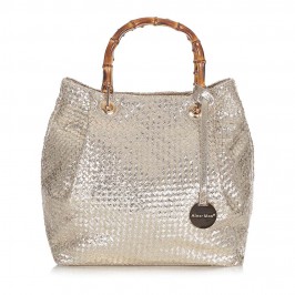 Alex plaited gold shopper BAG - Plus Size Collection