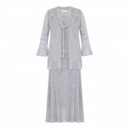 ANN BALON DOVE GREY 3-PIECE OUTFIT - Plus Size Collection