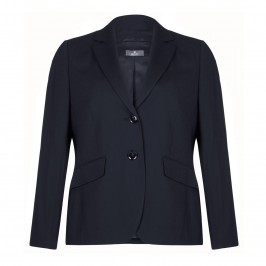 Basler navy pure wool suiting jacket - Plus Size Collection