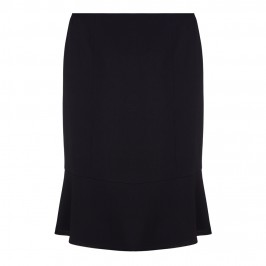 BASLER BLACK TAILORED SKIRT WITH FLARED HEM - Plus Size Collection