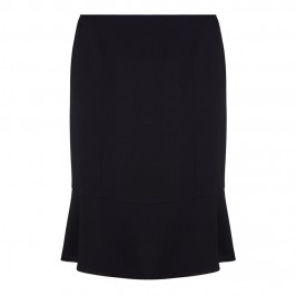 BASLER BLACK TAILORED SKIRT WITH FLARED HEM - Plus Size Collection