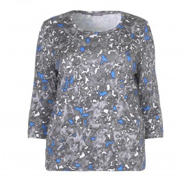 BASLER abstract print TOP - Plus Size Collection