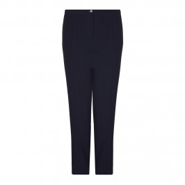 BASLER NAVY STRAIGHT LEG TAILORED TROUSERS - Plus Size Collection