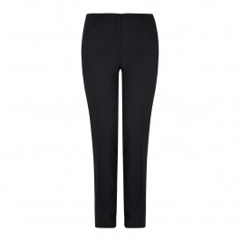 Basler navy pure wool suiting trousers - Plus Size Collection