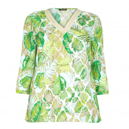 BASLER floral print Tunic - Plus Size Collection