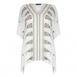 BEIGE LABEL EMBROIDERED GEORGETTE KAFTAN  - Plus Size Collection
