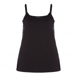 BEIGE CAMISOLE SPAGHETTI STRAP BLACK - Plus Size Collection