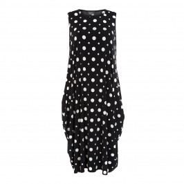 BEIGE LABEL SLEEVELESS DOT DRESS - Plus Size Collection