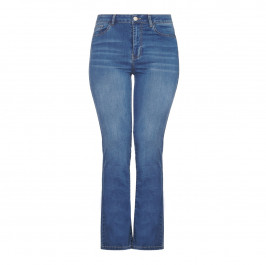BEIGE label straight leg medium wash JEANS - Plus Size Collection