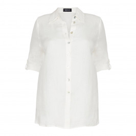 BEIGE label ECRU LINEN SHIRT - Plus Size Collection