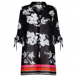 BEIGE LABEL CHIFFON PRINTED SHIRT - Plus Size Collection