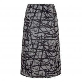 BEIGE LABEL SKIRT JACQUARD - Plus Size Collection
