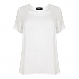 BEIGE label white linen cheesecloth TOP - Plus Size Collection