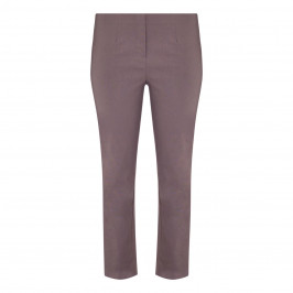 BEIGE PULL ON TECHNOSTRETCH TROUSER TAUPE - Plus Size Collection