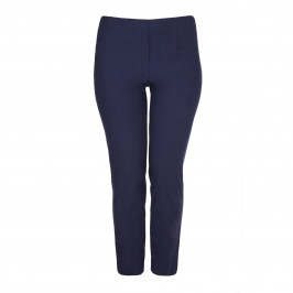 BEIGE LABEL NAVY NARROW LEG TECHNO-STRETCH TROUSER  - Plus Size Collection