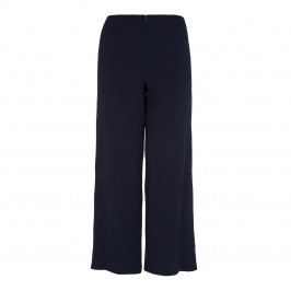 BEIGE NAVY TROUSER WITH SIDE BUTTON DETAIL - Plus Size Collection