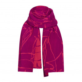 Beige Scarf Fuchsia and Pink - Plus Size Collection