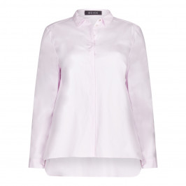 BEIGE label pale pink classic SHIRT - Plus Size Collection