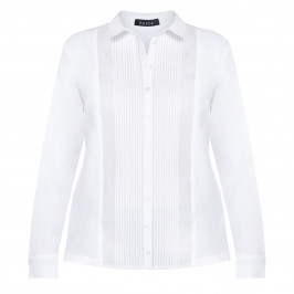 BEIGE COTTON SHIRT WHITE - Plus Size Collection