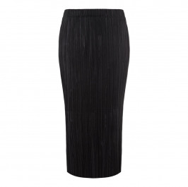 BEIGE label black tiny pleat SKIRT - Plus Size Collection