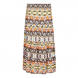 BEIGE LABEL TIERED MAXI SKIRT - Plus Size Collection