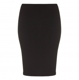 YOEK black silky jersey pencil SKIRT - Plus Size Collection