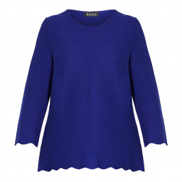 BEIGE SWEATER COBALT - Plus Size Collection