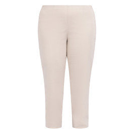 Beige Pull On Trousers Sand